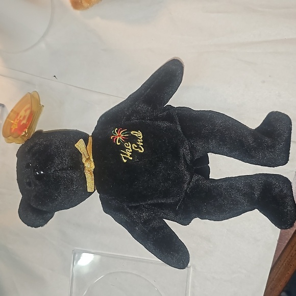 The End Beanie Baby in Protective  Box NWT - Picture 1 of 4